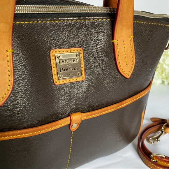 DOONEY & BOURKE Small Handbag/Crossbody Pebble Grain Daniela Satchel - Picture 5 of 9